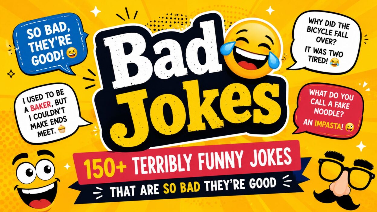 Cow jokes with 150+ udderly funny jokes featuring a cheerful cartoon cow and farm scene