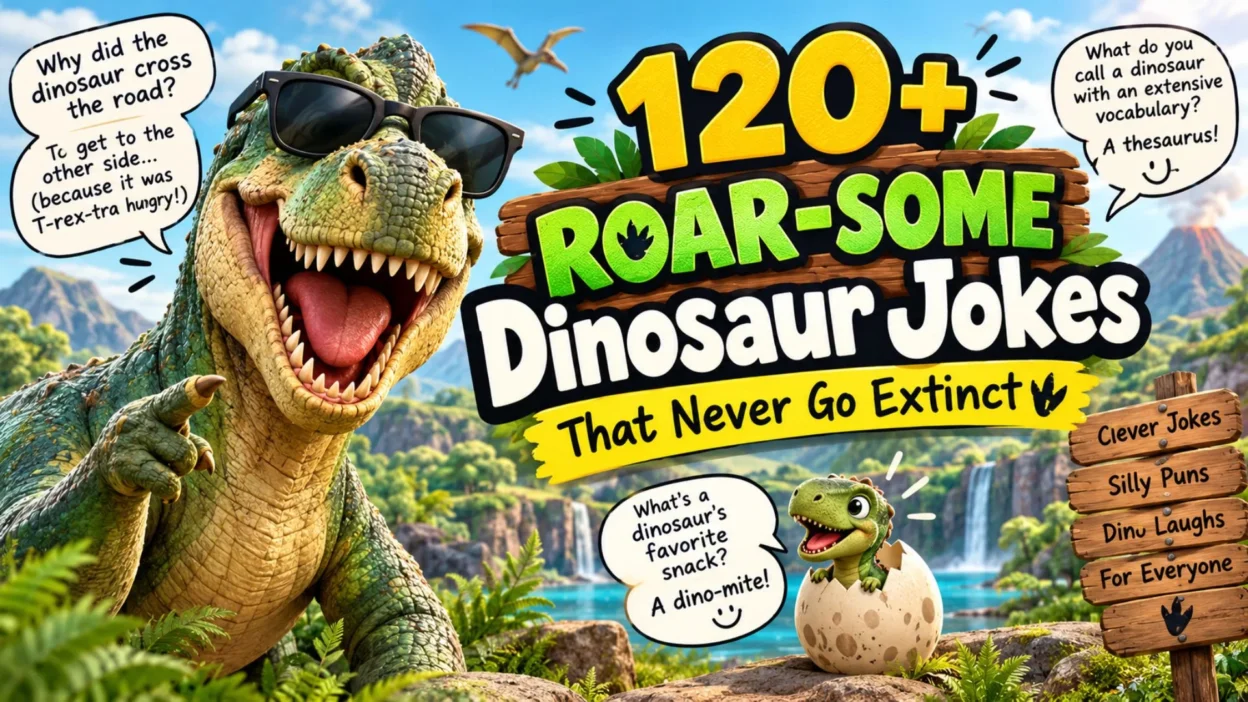 120+ roar-some dinosaur jokes that never go extinct